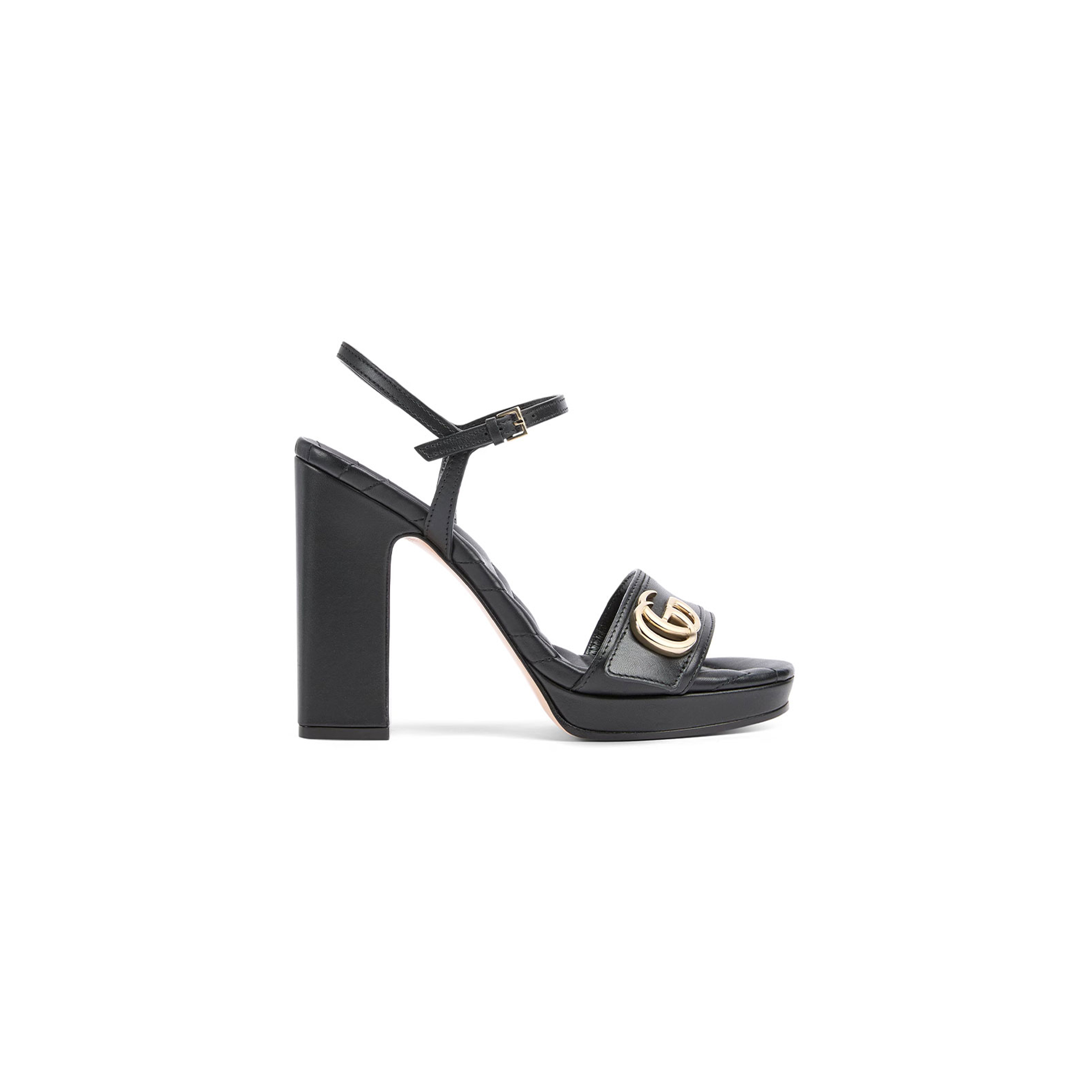 GUCCI WOMEN'S PLATFORM SANDAL WITH DOUBLE G 853693